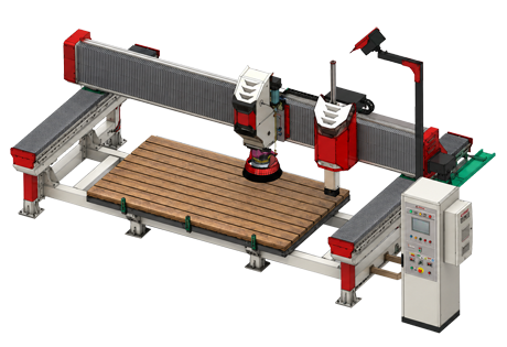 دستگاه CNC راک دیزاین سنگ اسلب و هیدرو جت 